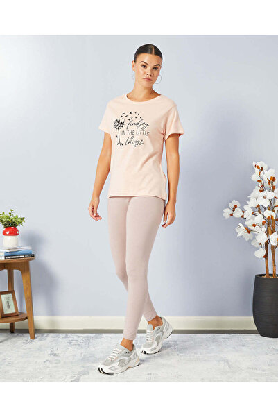 REDTAG Women Beige Full Length Legging