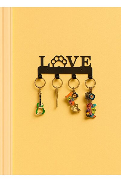 VENON ЧОРНИЙ КЛЮЧНИК HOME METAL Ключниця на гачку Сучасний декор для стіни