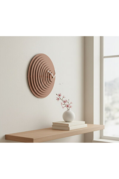 Tasarı Modern Duvar Saati – Katmanlı Minimal Tasarım / El Yapımı Dekoratif Saat