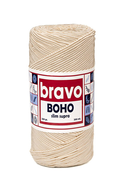 Bravo Boho - Slim Supra 023 - 200 Gr 200 Mt Snur ceară Supla Supla