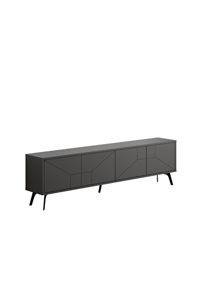 Mourah Home Dune Tv Stand Up To 70 Inches - Dark Grey