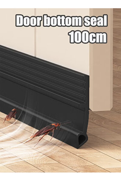 Generic عزل قاع الباب 100 سم مقاوم للرياح والغبار والحشرات