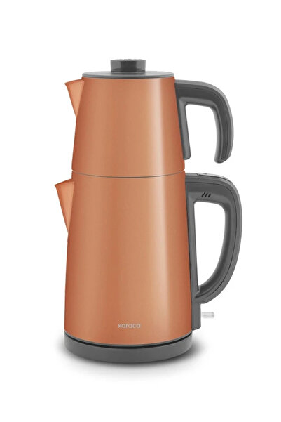 Karaca 2 in 1 Gastro Dem Steel Inox Tea Maker - Galactic Bronze