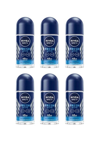 NIVEA Deo Roll-On Men Mini Fresh Active 25 ml 6 Pcs