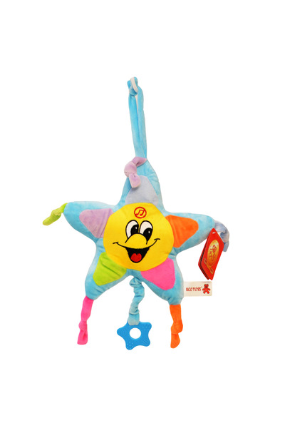 RCO Jucarie muzicala din plus RCO®, cu mecanism de tragere si agatatoare, Ste...