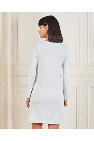 REDTAG Women Grey Daisy Duck Print Night Shirt