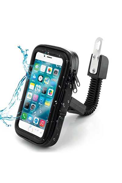 Torima JX‑100 Black Car Phone Holder – 360° Rotation, Waterproof, Adjustable Clamp