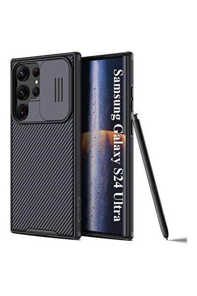 Nillkin جراب CamShield Pro لهاتف Samsung Galaxy S24 Ultra (أسود)