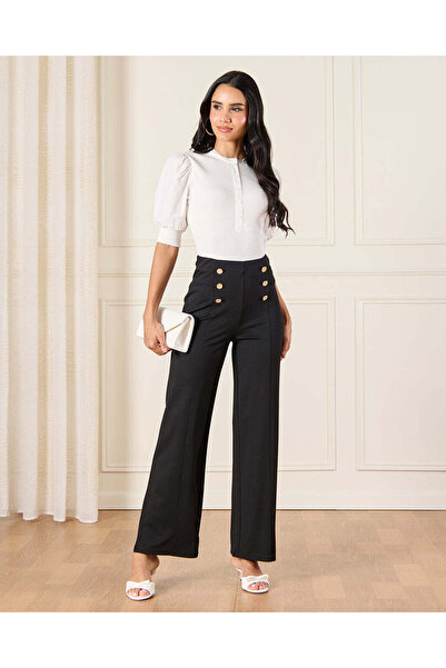 REDTAG Women Black Ponte Legging