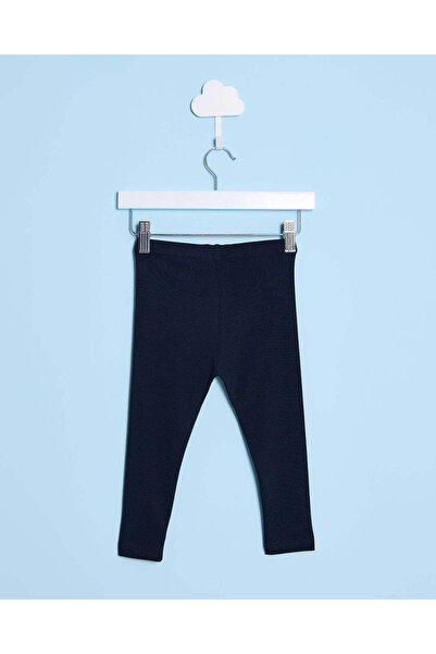 REDTAG Infant Girls Navy Embellished Leggings