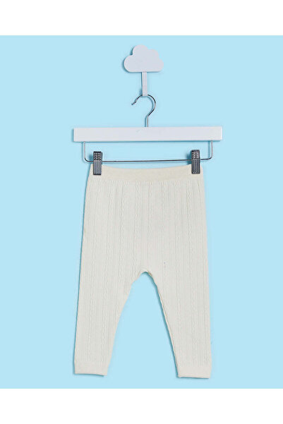 REDTAG بنطال ليجنز عاجي محبوك للبنات الرضع