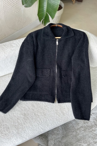 Poliyance Benay Black Cardigan