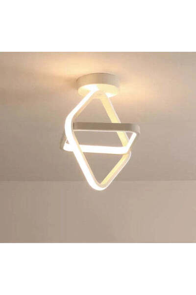 RFAN Candelabru LED, Model D201WH, 3 tipuri de lumină, 48W, Alb