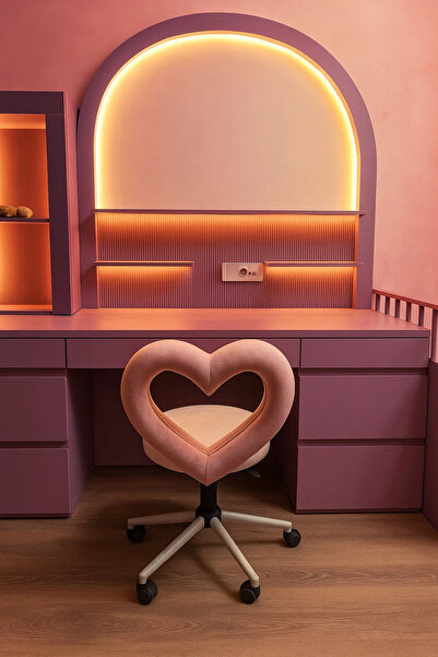 TİTANYUM CHAİR Kalpli Sandalye