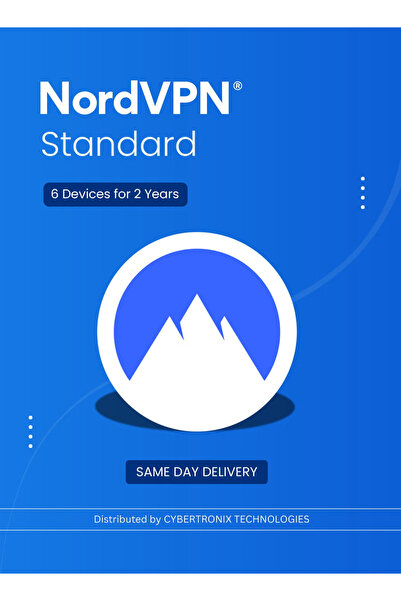 NordVPN قياسي | ٦ أجهزة لمدة سنتين | ترخيص رقمي | توصيل في نفس اليوم