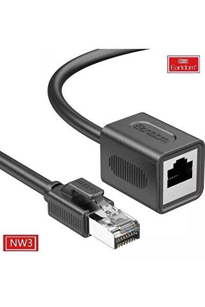 Earldom ET-NW3 Cat 8 Network Extension Adapter, 1M, 40Gbps, 2000MHz