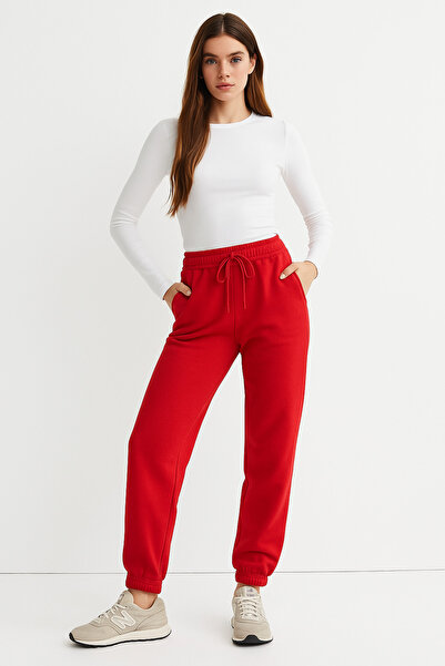 Rich Women's 100% Cotton Two Thread Basic Sweatpants
