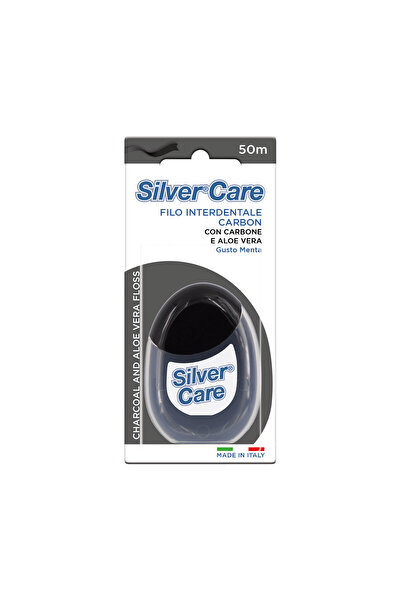 SILVER CARE Charcoal & Aloe Vera Floss 50m