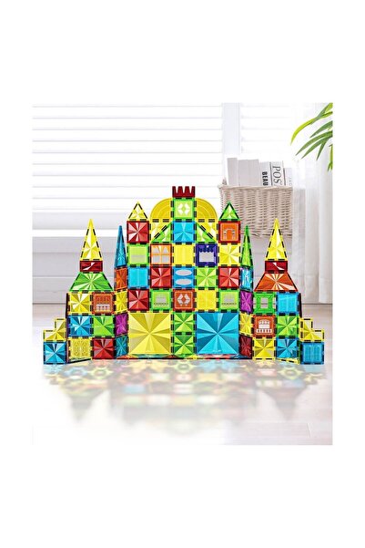 Toyimoyi Magnetic Tiles Colorful 75 Pieces Magnetic Building Blocks