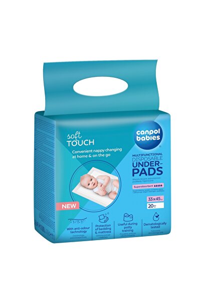 Canpol babies ALEZE PT. SCHIMBAT SCUTECE UNICA FOLOSINTA 60x60 cm 10 BUC