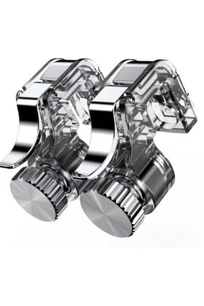 Generic Metal Smartphone Mobile Gaming Trigger for PUBG – Gamepad Fire Button Aim Key L1 R1 Shooter Contro