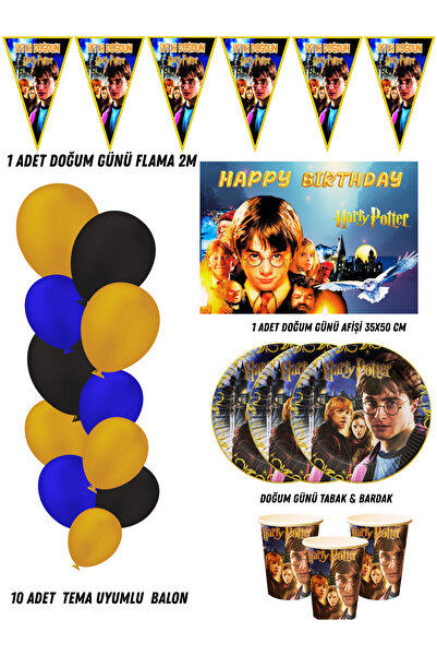 HAPPYLOOPPARTY Hari Poter Hogvortsko 16-osobno pribor za rođendansku proslavu...