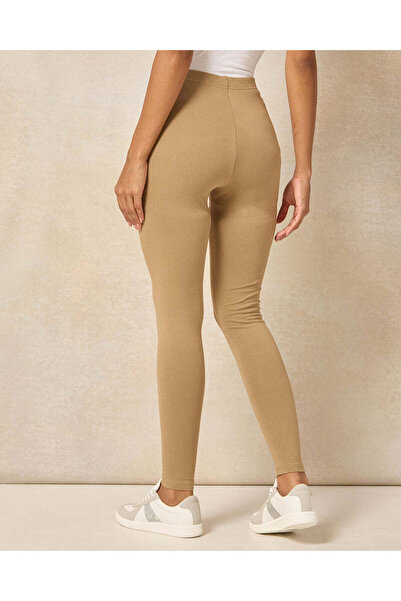 REDTAG Women Olive Long Length Leggings