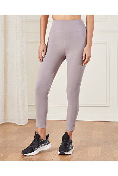 REDTAG Grey Capri Legging – Skinny Fit Activewear