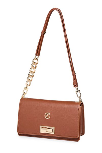Zühre Tan Bag with Locking Buckle Detail Z0036
