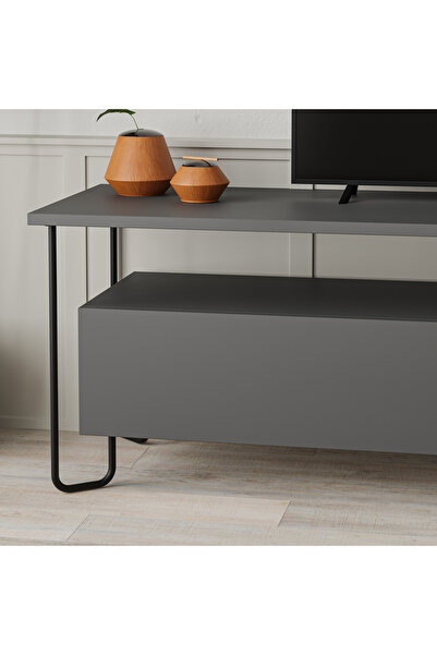 Mourah Home Mourah Cornea Tv Stand Up To 60 Inches - Dark Grey