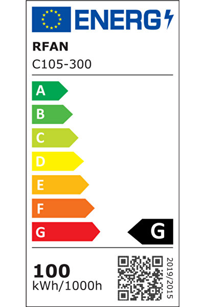 RFAN Candelabru LED, Model C105-300, 3 tipuri de lumină, 100W, Alb