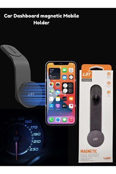 PopZa حامل هاتف مغناطيسي عالمي للسيارة للوحة القيادة - حامل سيارة MagSafe قاب...