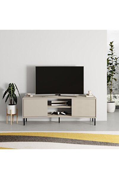 Mourah Home Frem TV Unit Up To Inches - Beige
