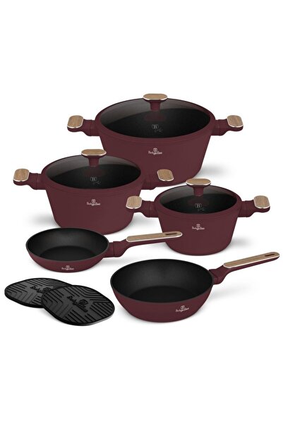 Berlinger Haus Σετ μαγειρικών σκευών Titan με αντικολλητικά 10 τεμάχια, κατσα...