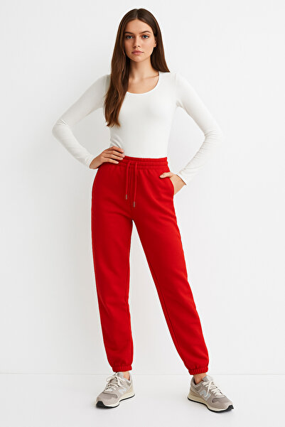 Rich Women's 100% Cotton Two Thread Basic Sweatpants
