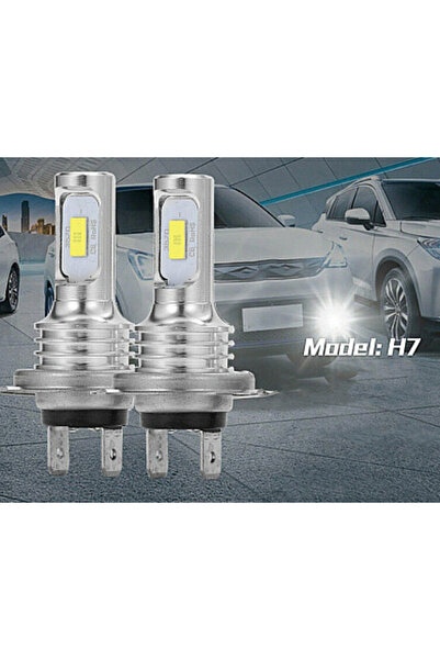 XL Set 2 becuri auto LED H7 3570 7000LM 2SMD temperatura culoare 6000K putere 80W