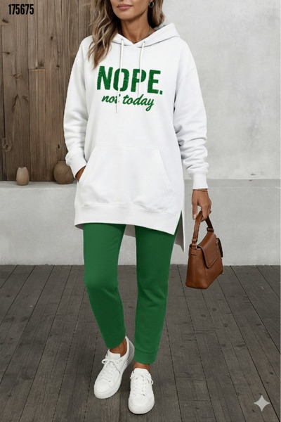 moda wanilia Women's Hooded Sweatshirt – Viscose Fabric, Long Sleeve, Lace-Up...