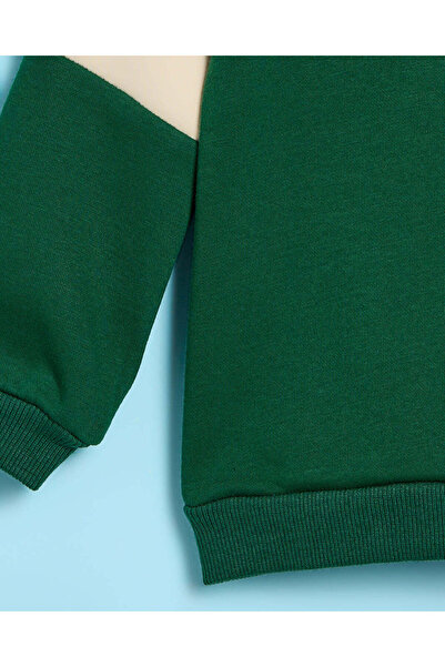 REDTAG Infant Boys Green Sweatshirt