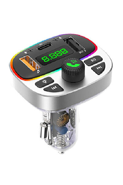 Mihai Car modulator with LED RGB BT FM Handsfree USB Andowl Q C668