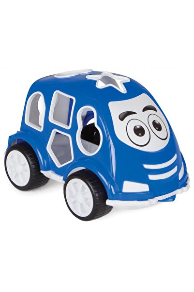 PİLSAN Smart Shape Sorter Car Blue, 10 multicolor sorting shapes