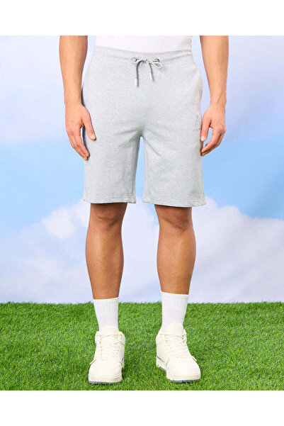 REDTAG Men Grey Solid Active Shorts