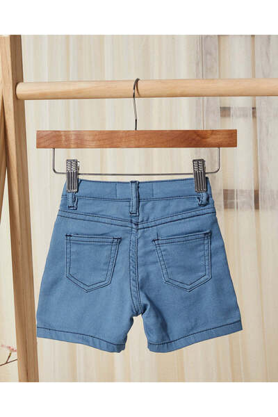 REDTAG Infant Boys Blue Shorts