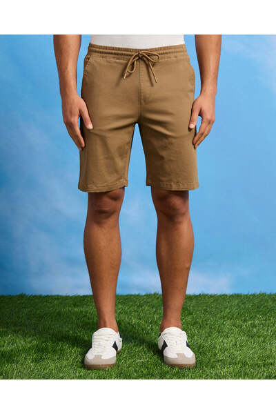 REDTAG Men Brown Pull On Shorts