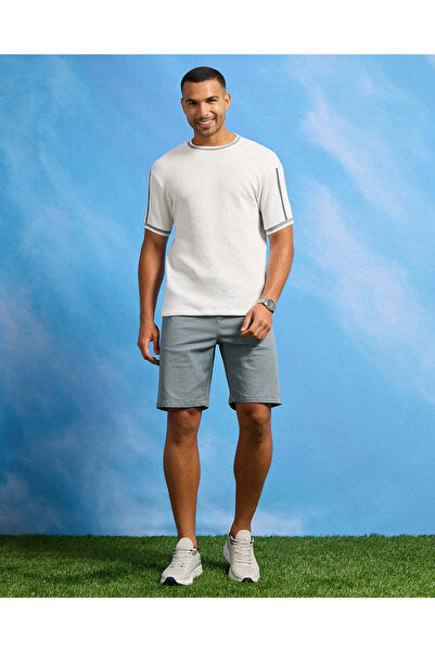 REDTAG Men Blue Pull On Shorts