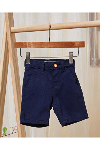 REDTAG Infant Boys Navy Chino Shorts