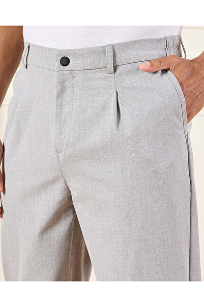 REDTAG Men Grey Formal Trousers