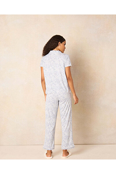 REDTAG Women Grey Pajama Set (2 Piece)