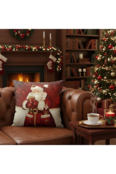 OEM Decorative Christmas pillowcase, with inner zipper, polyester, 6220-30