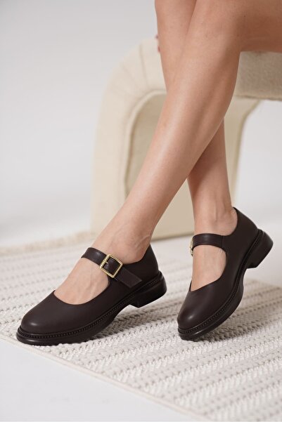 BWORLD Briana Bitter Brown Casual Mary Jane Shoes