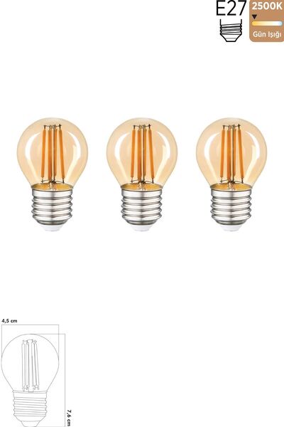 Heka Led Ampul 6W 2500K E27 (Gün Işığı) ERD-43